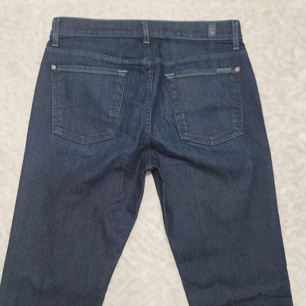 7 Seven For All Mankind Adrien Jeans Size 30 Men's Dark Wash - Picture 5 of 14